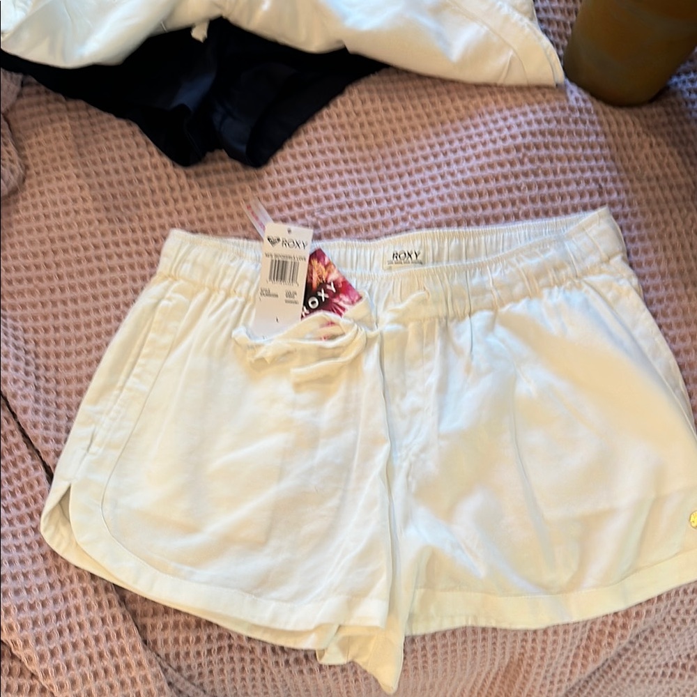 Roxy White Athletic Shorts